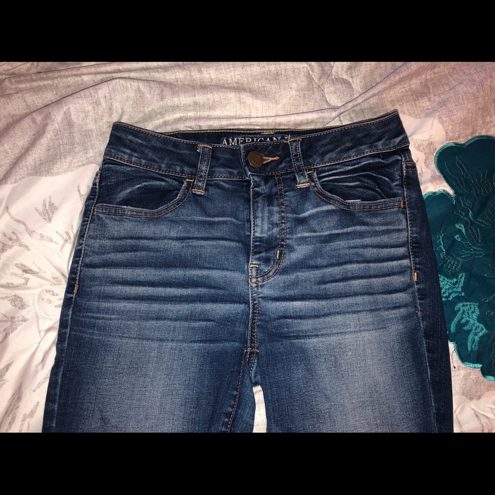 American Eagle Medium Wash Jeggings